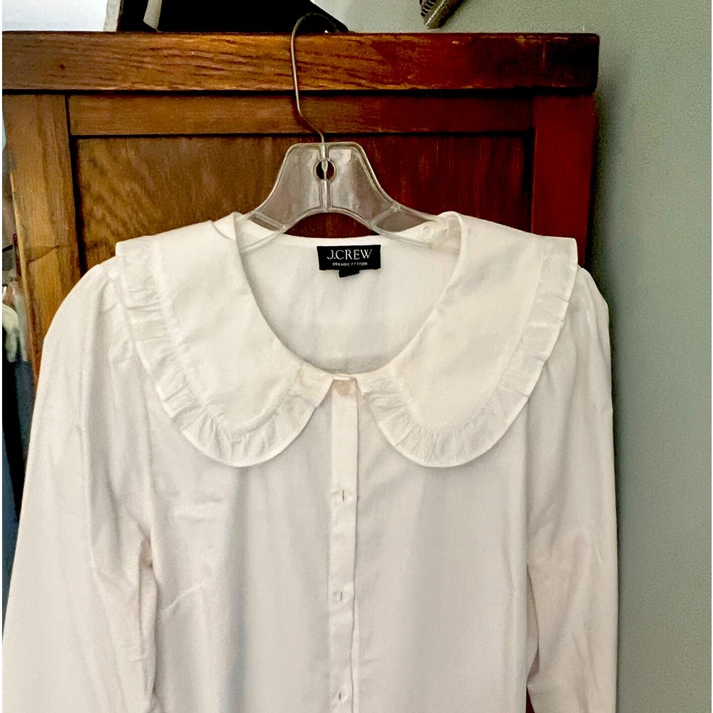 JCrew brand new Peter Pan collar blouse.